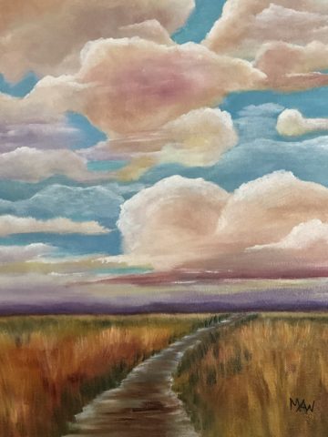 Painting of a path